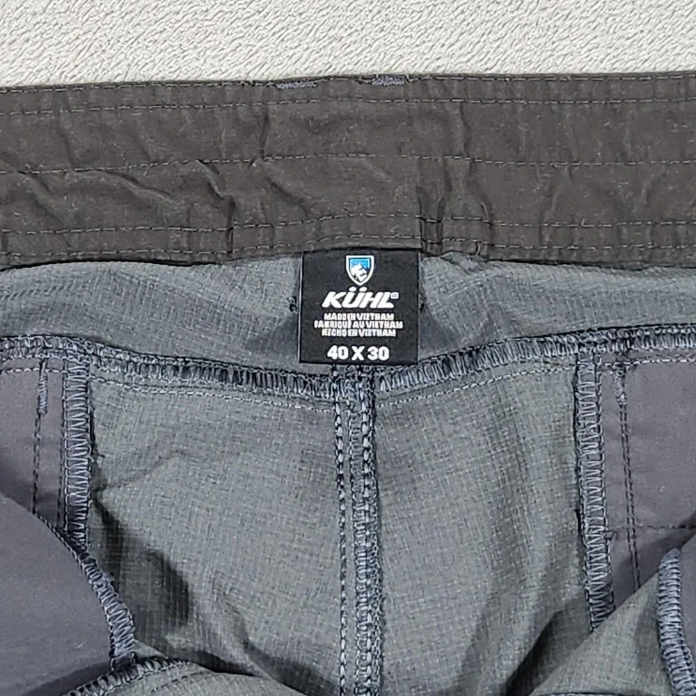 Kuhl‎ Silencr Pants Mens 40x30 Gray Ripstop Hiking Outdoor Stretch Nylon - Picture 12 of 16
